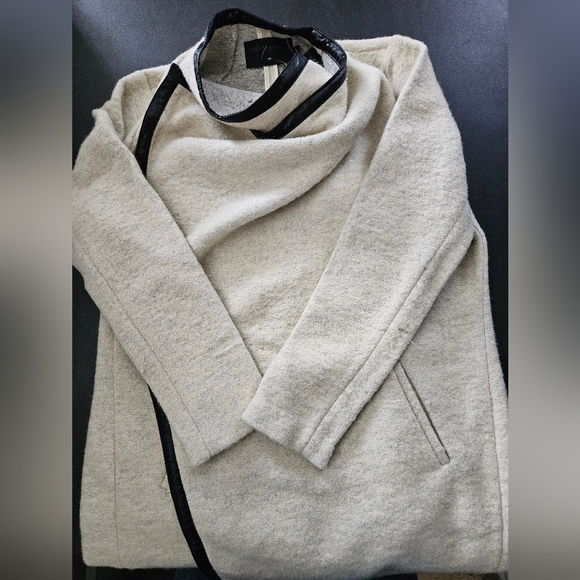 NWT - Cardigan with Draped Front - Coster Copenhagen - Off White - Size L - Picture 16 of 16